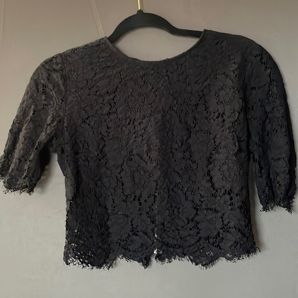 Lacy crop top